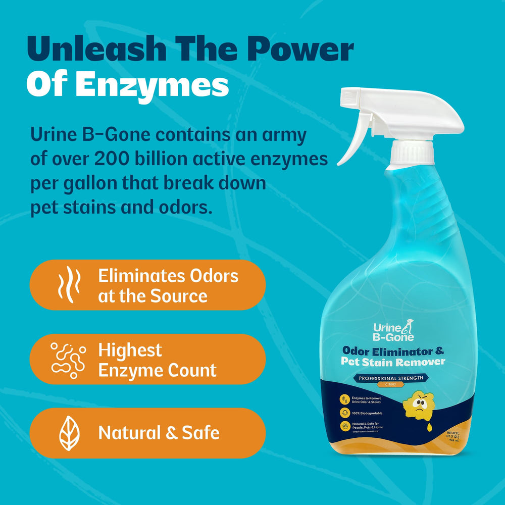 KINZUA ENVIRONMENTAL Urine B-Gone sécurité autour des animaux et enfants selon les indications.