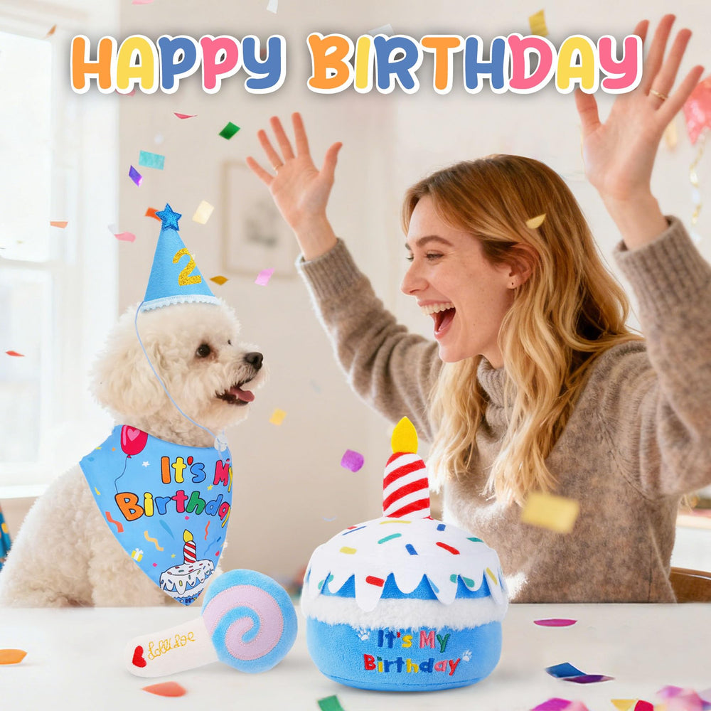 KIPRITII bandana-anniversaire-chien : look festif et confortable