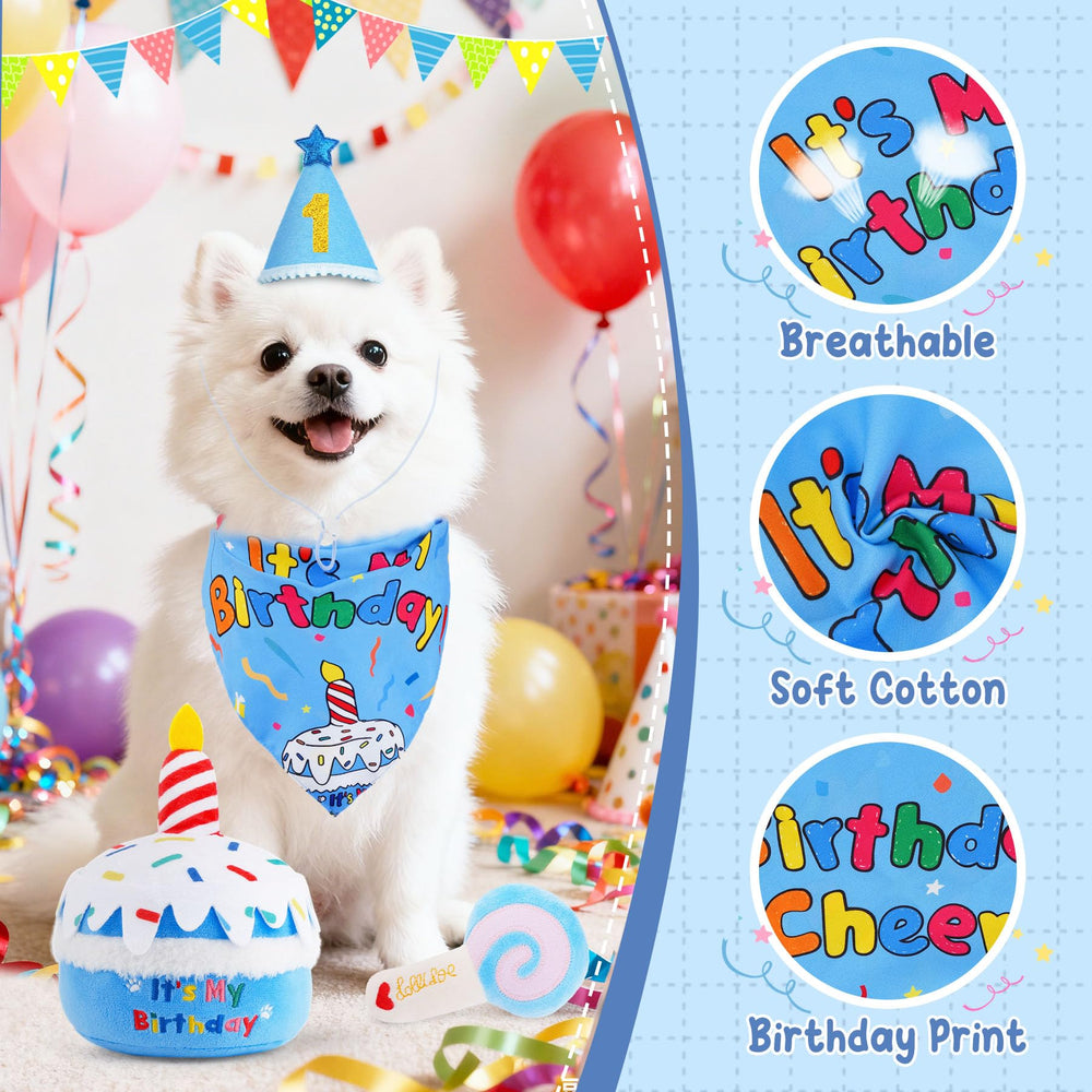 KIPRITII moments-photos-anniversaire-chien : souvenirs festifs en images