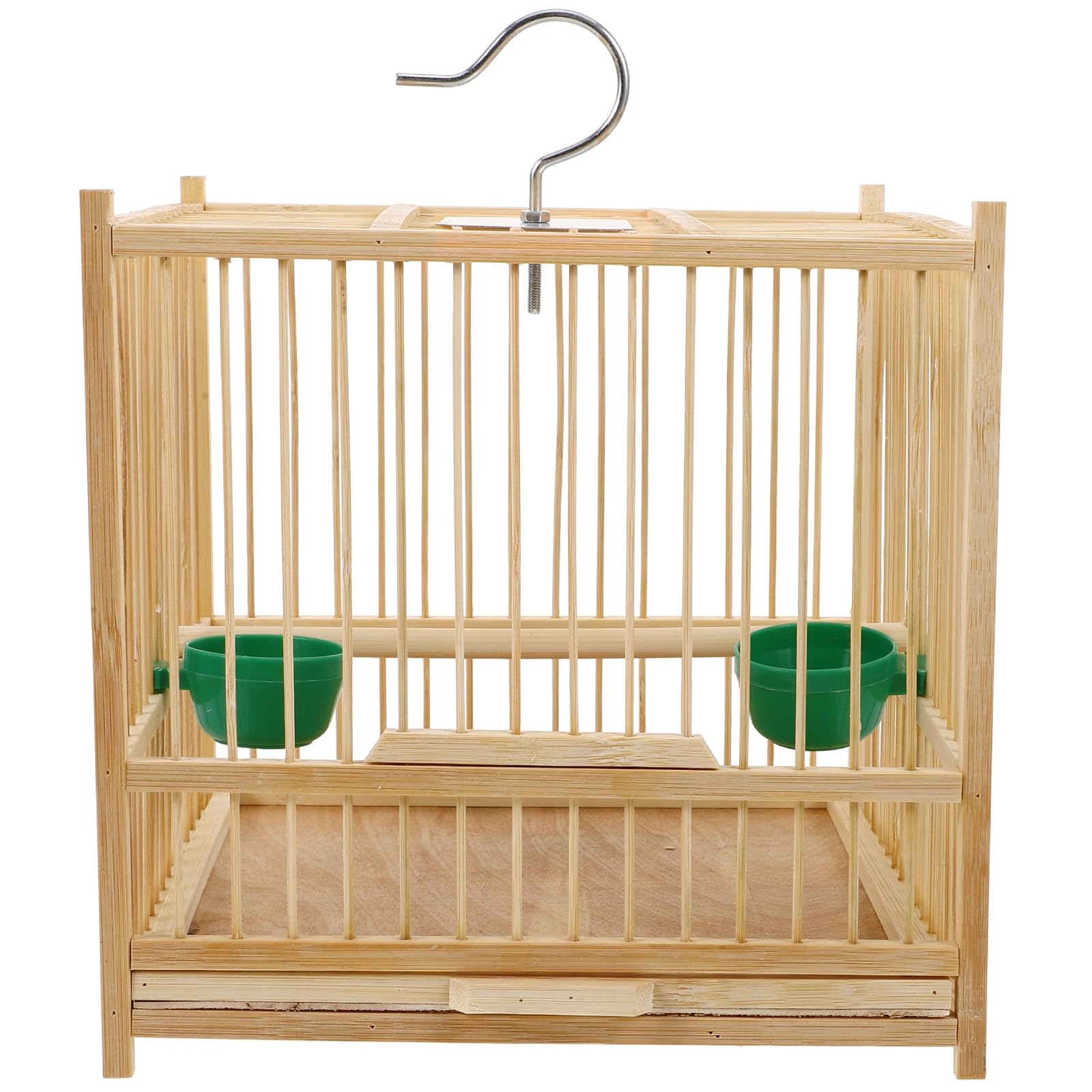 Design élégant Kisangel et cage en bambou: apporte confort et ambiance chaleureuse.