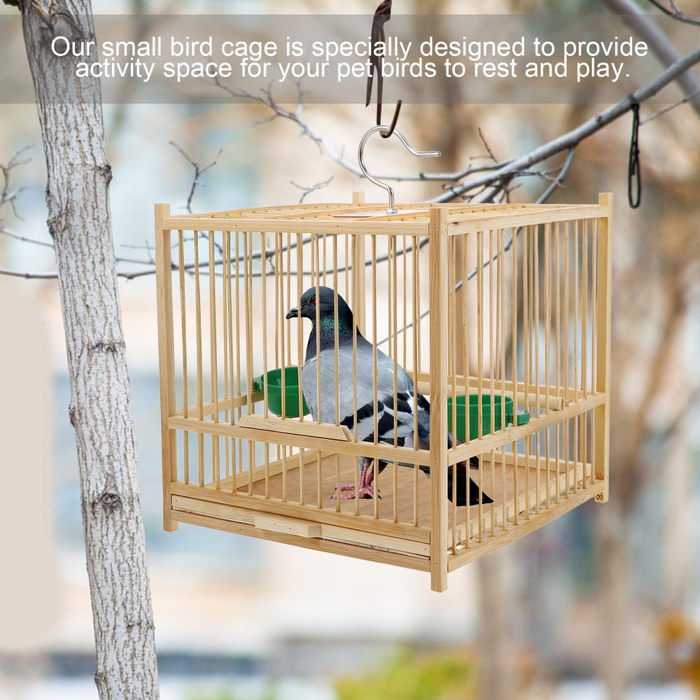 Cage Kisangel oiseaux bambou entretien simple et nettoyage pratique.