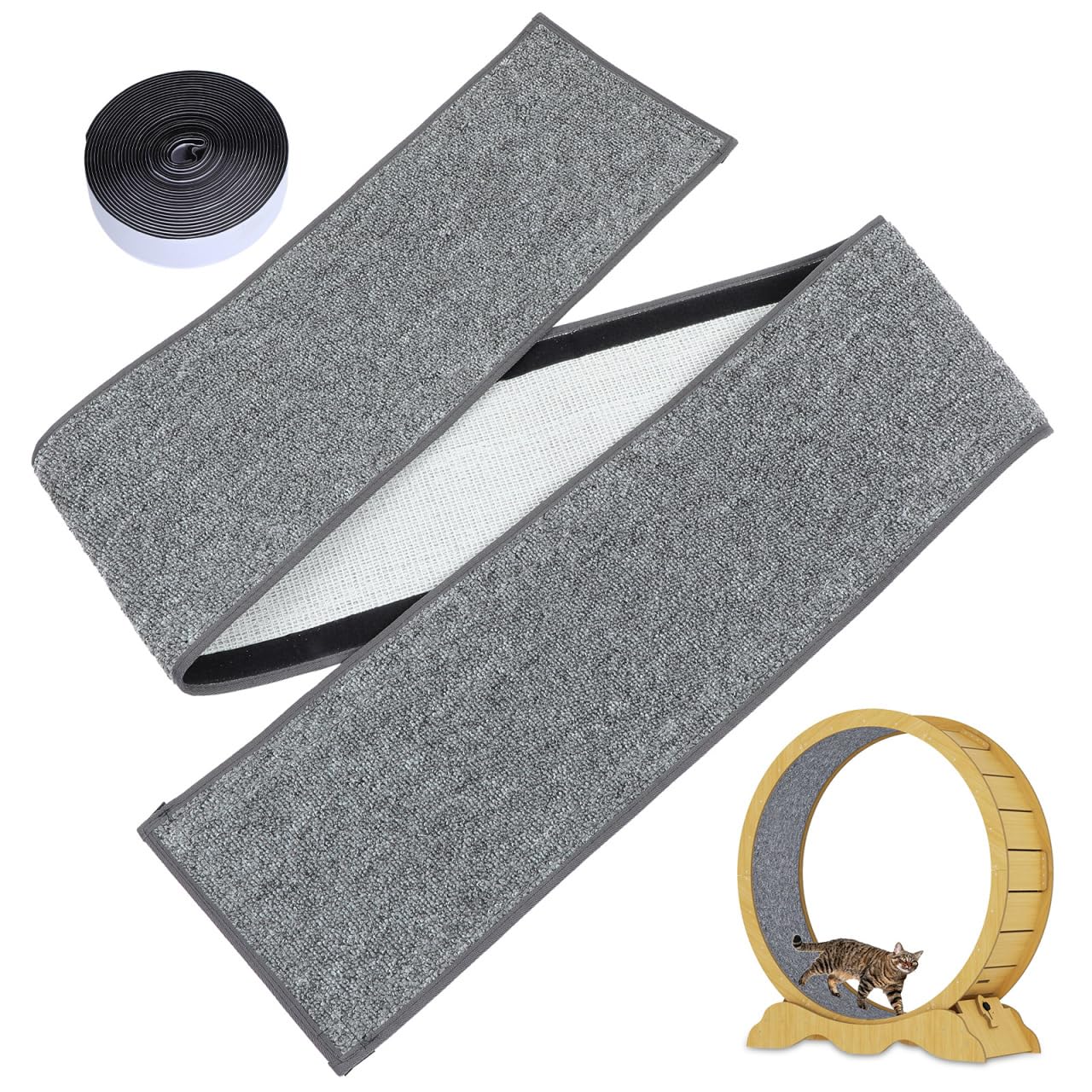 Kisangel Chat: tapis griffage rectangulaire, zone durable pour griffes