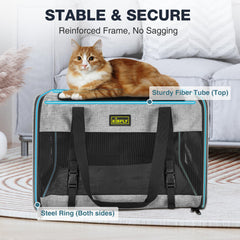 Tissu oxford imperméable et maille respirante pour le confort de l animal.