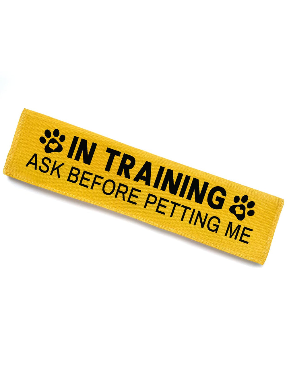 KISJO manchon-laisse-formation-jaune avertit clairement le statut du chien