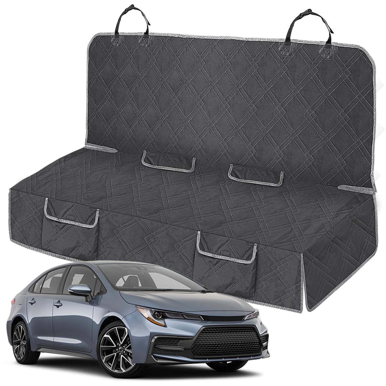 Housse de siège Kistrba compatible Toyota Corolla protège des poils du chien.