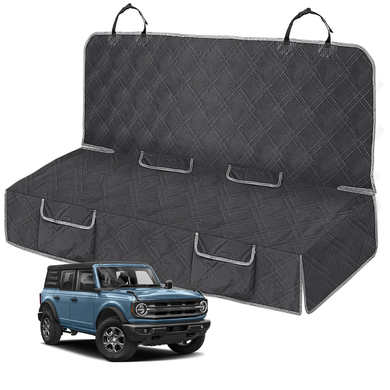 Kistrba couvre-siege-arriere-impermeable, protège des éclaboussures et des poils pendant les trajets.