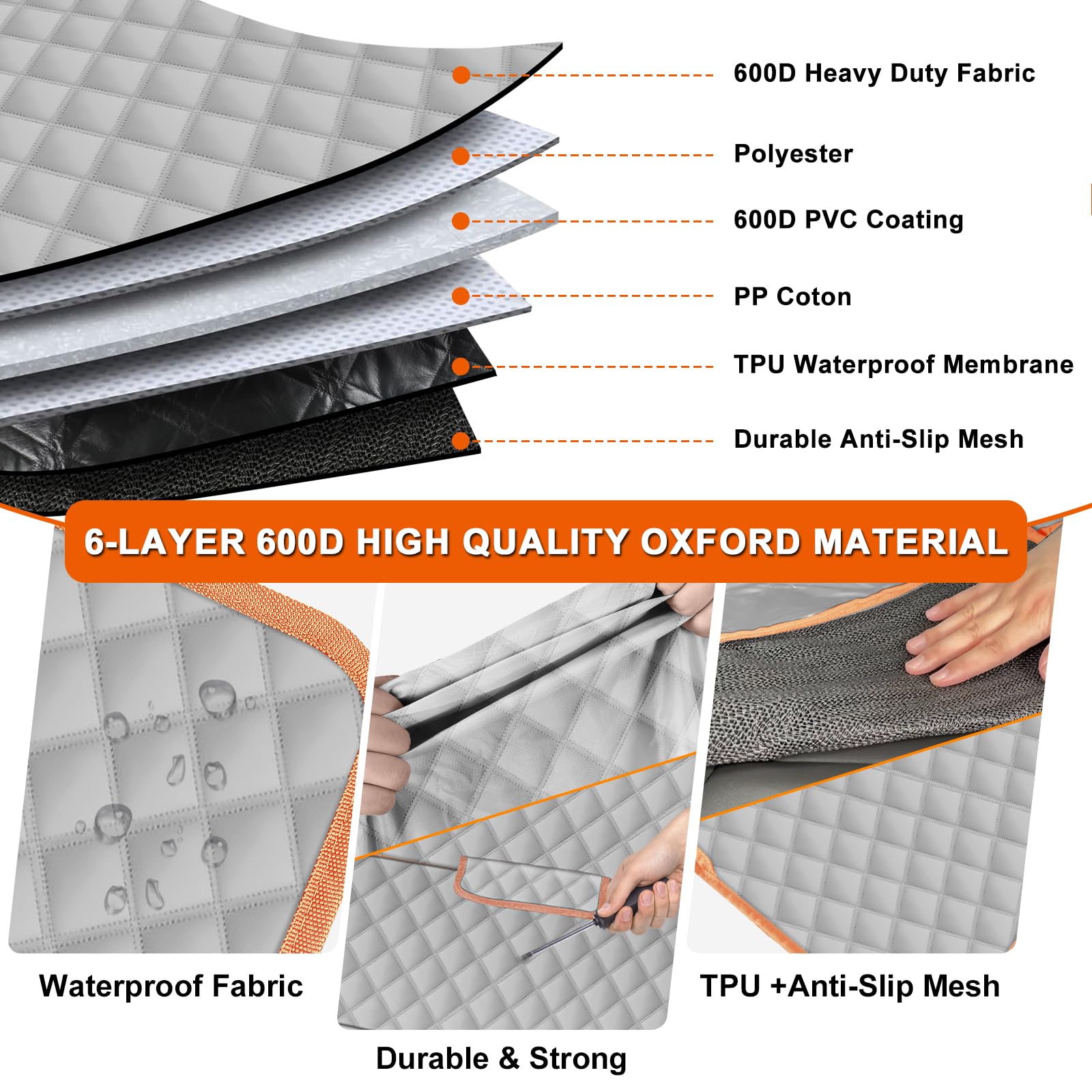 Kistrba: dos antidérapant et maillage pour rester en place.