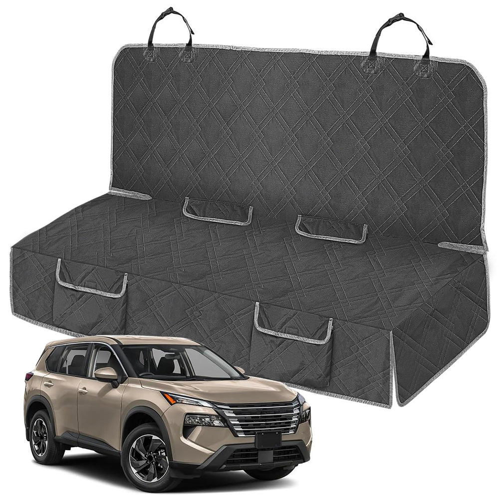 Housse de siège chien Kistrba pour Nissan Rogue, protection durable anti-poils et facile à nettoyer.