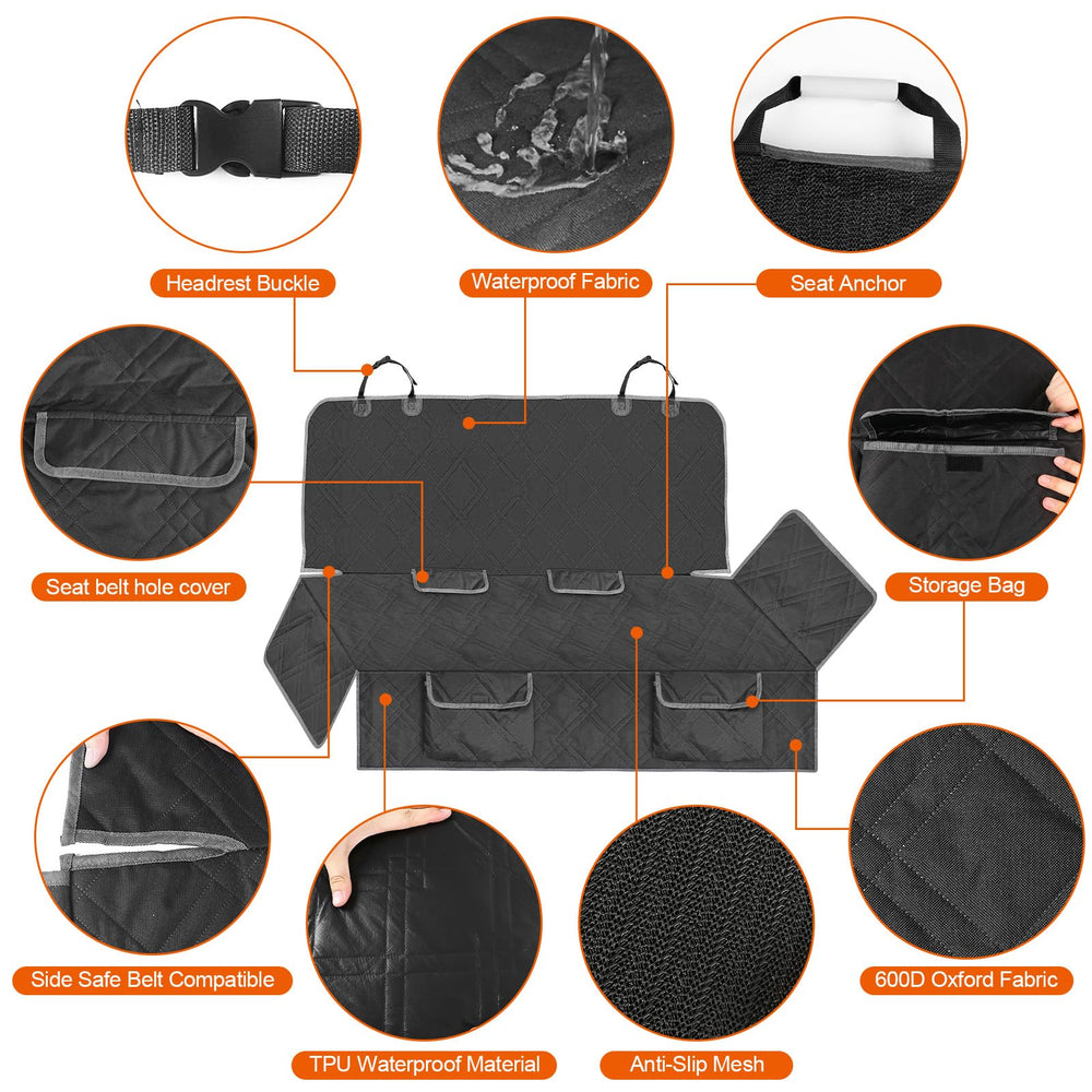 Poches de rangement Kistrba pour accessoires chien, organisation rapide.