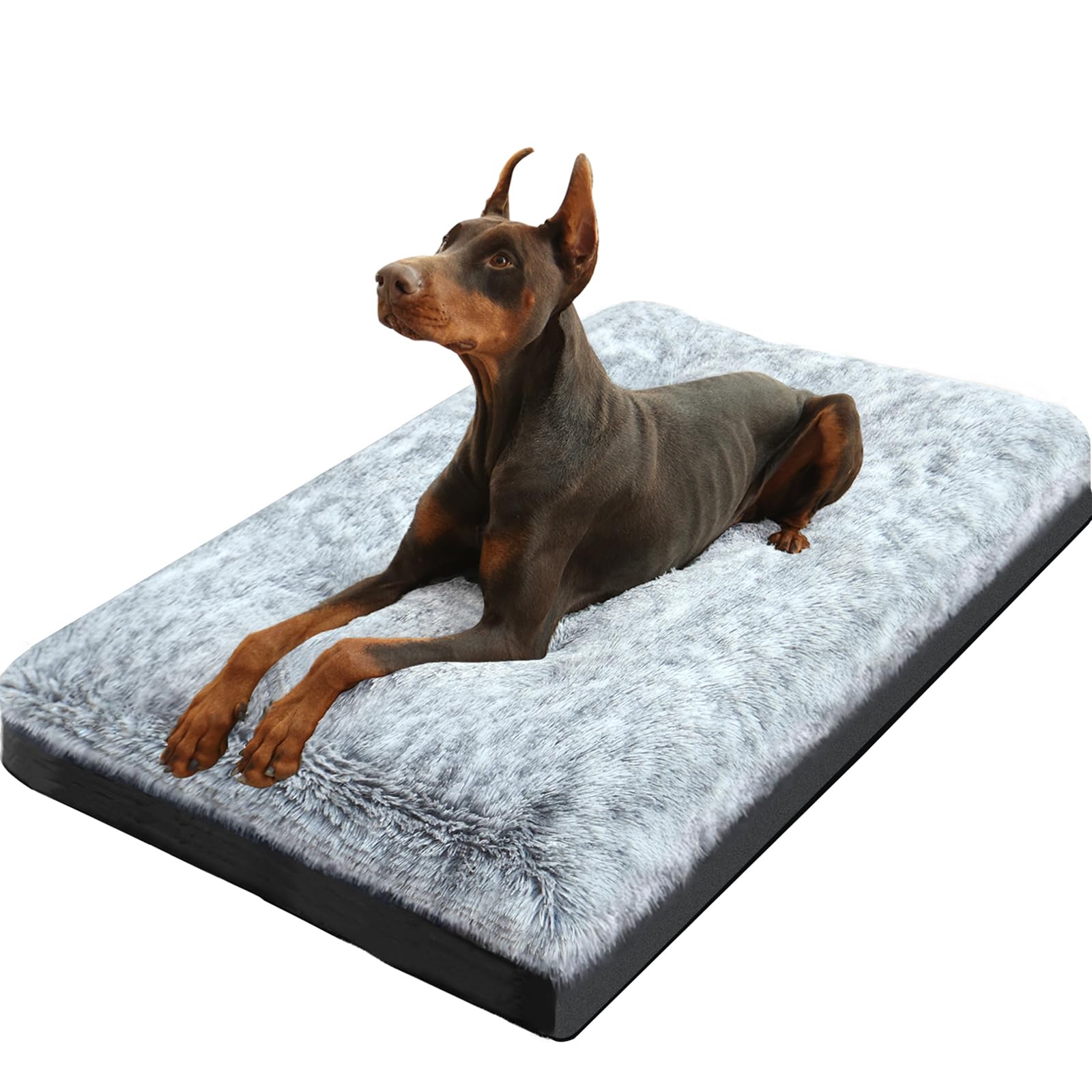 KISYYO lit orthopédique chien 35 pouces, soutien articulations et confort