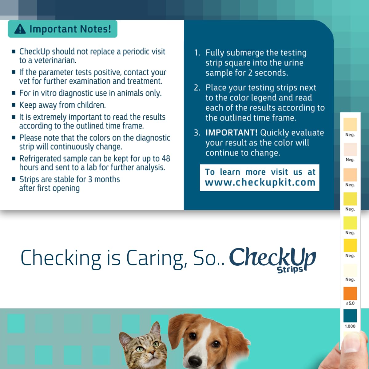 Kit4CAT CheckUp – temps d'attente 30-60 secondes, lecture rapide