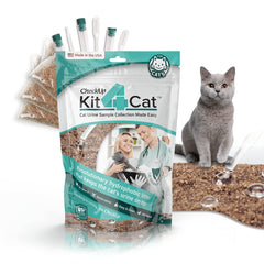 Kit4Cat litière hydrophobe sur sable naturel facilitant collecte d’urine à domicile