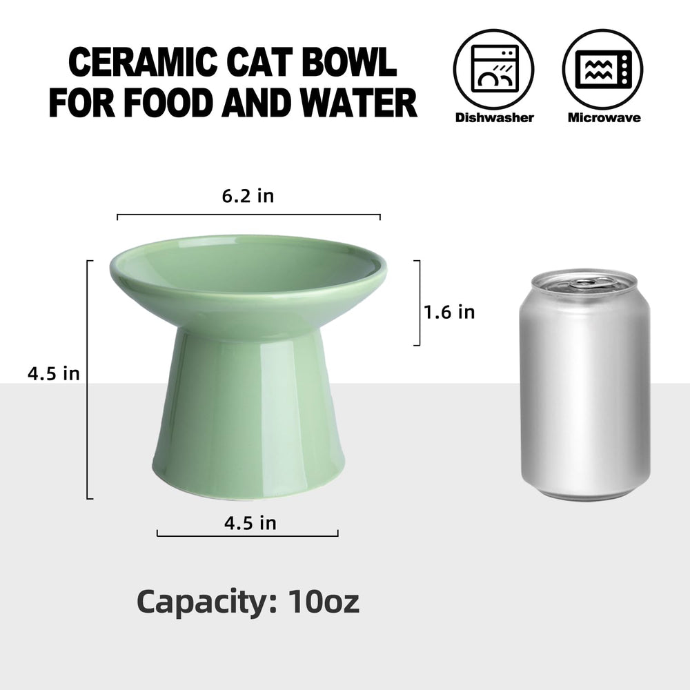 KITCHENLESTAR bol chat eleves arthrite: facilite l accès au repas pour chats âgés.