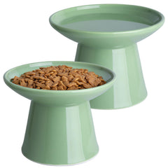 KITCHENLESTAR bol chat eleves ceramique: design élégant et repas confortables.