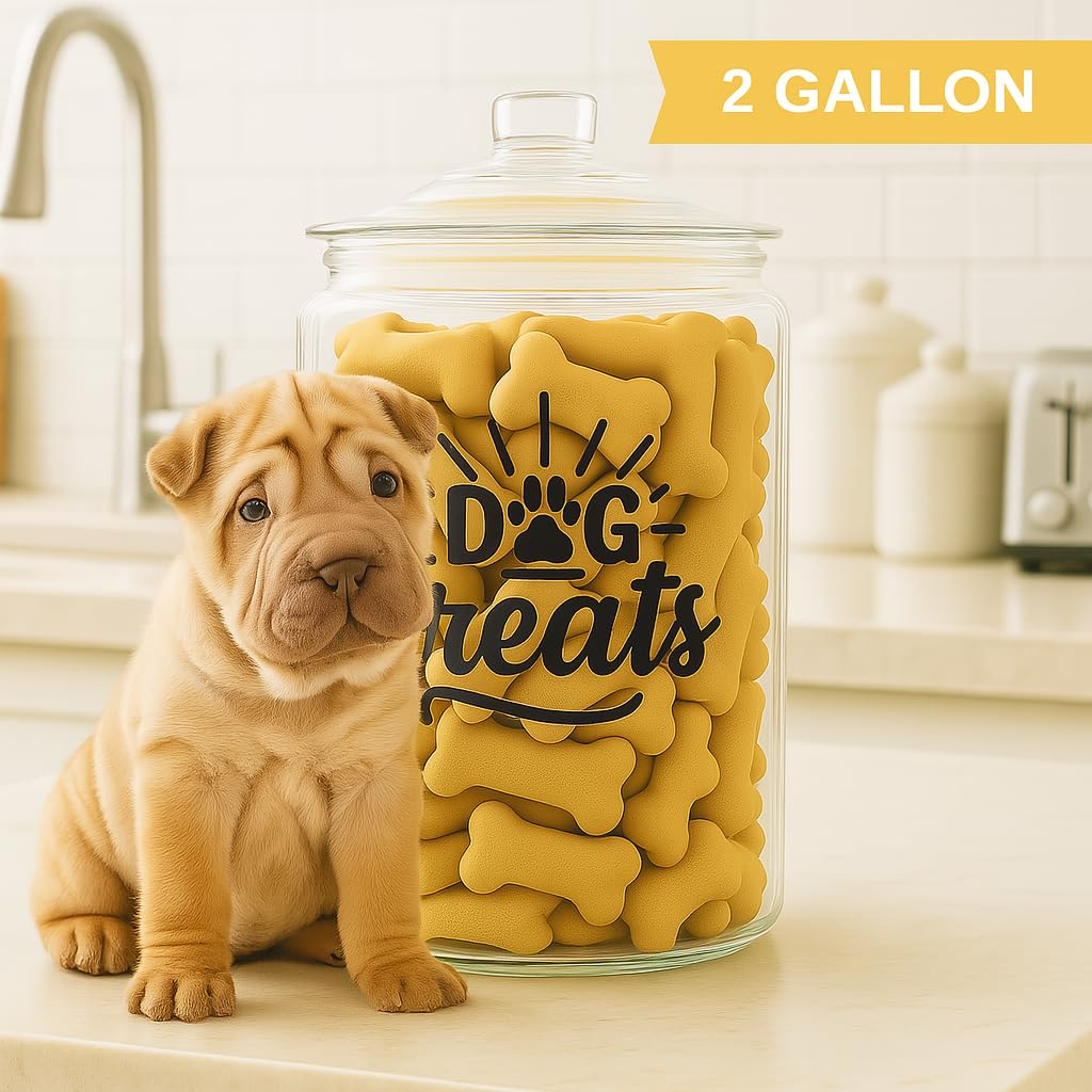 Stockage organisé des friandises chien avec Kitchentoolz, évite les sacs épars.