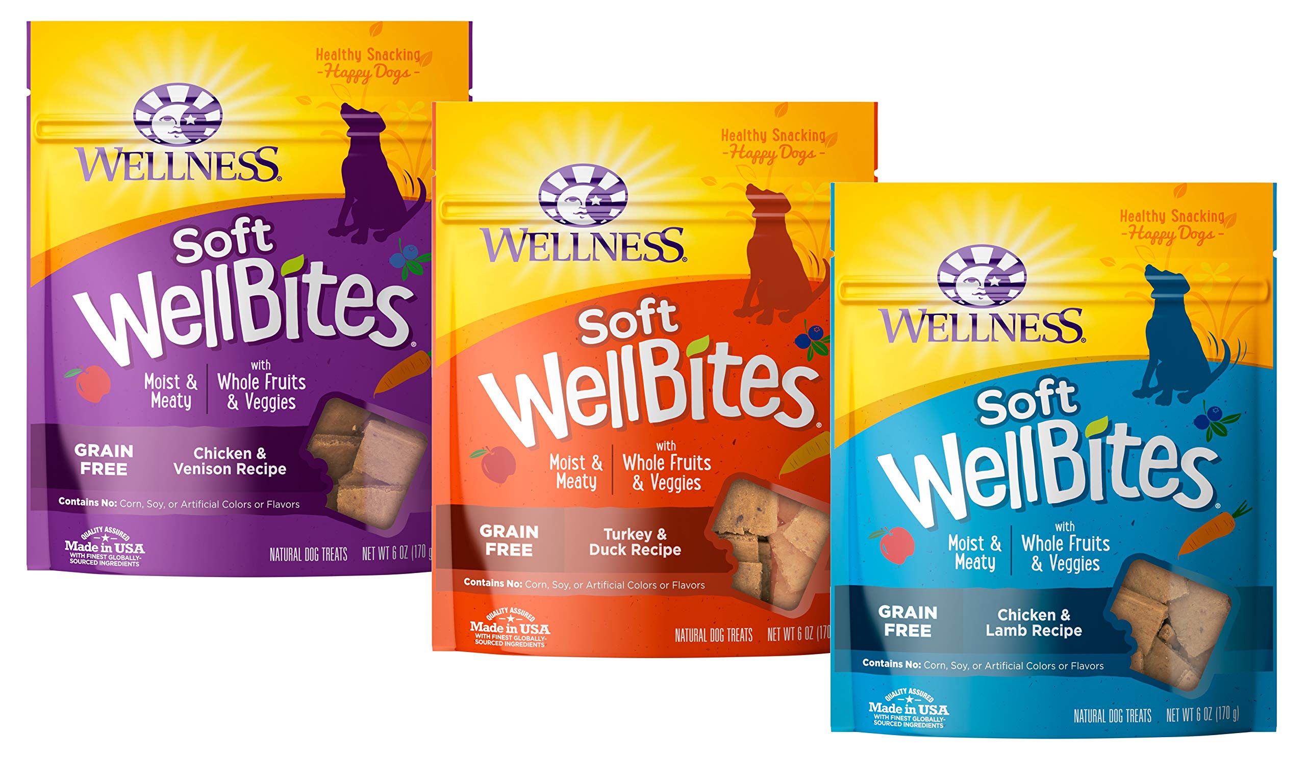 Kitmous WellBites pack variété, idéal pour l'entraînement et les récompenses.