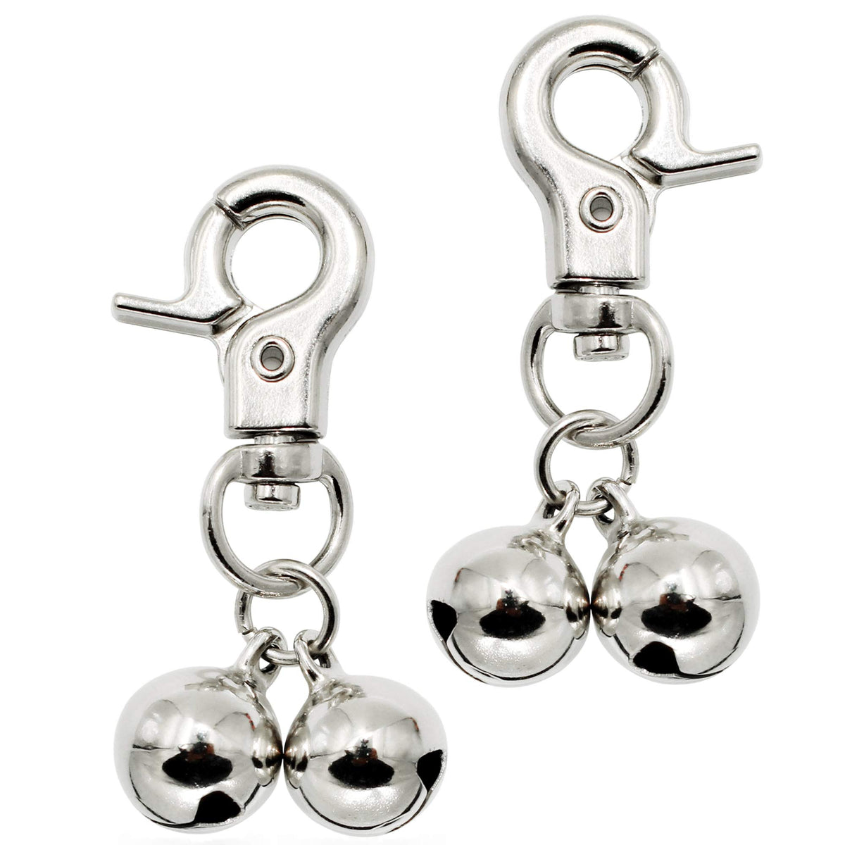 KITTAIL clochette en acier pour collier chien, audible et facile à fixer.