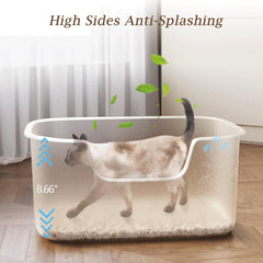 Kittenhood bac litière nettoyage efficace sans coins difficiles.