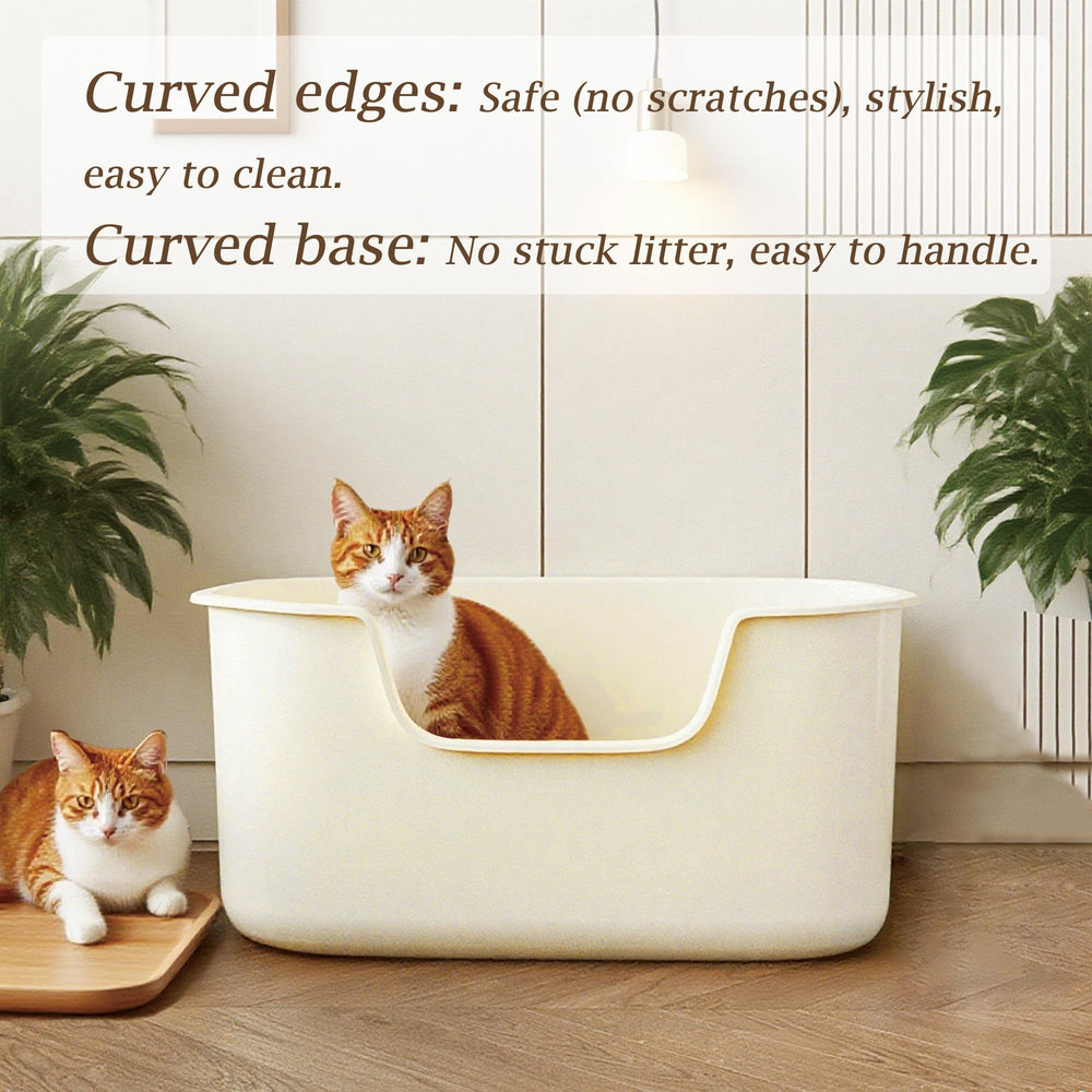Kittenhood litière confort chat avec espace généreux pour bouger.