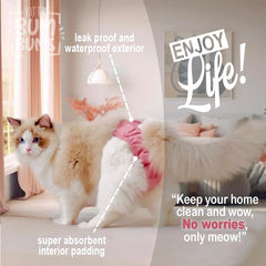 Kitty BumBums couche extérieure imperméable protège les sols durablement.