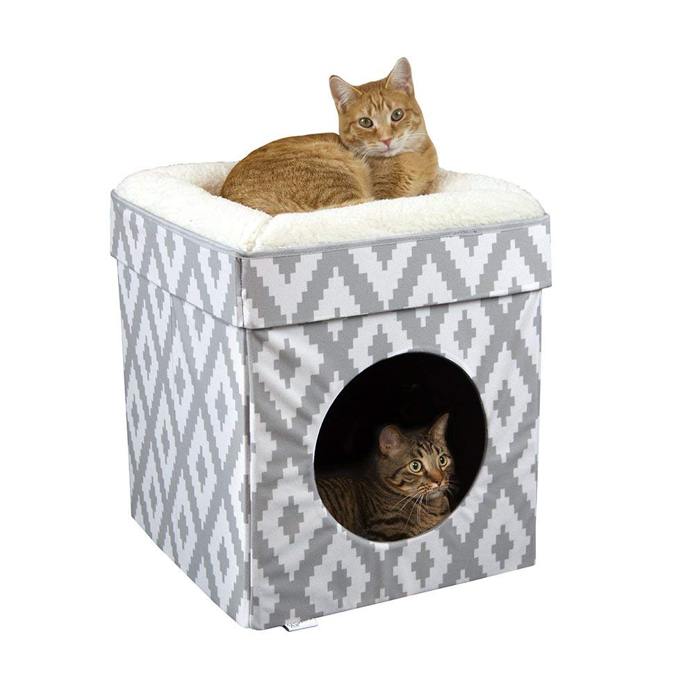 Kitty City Cube Chat Intérieur – espace douillet et sûr pour votre chat