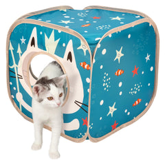 Kitty City Ocean Cube - pliage plat pour rangement rapide.