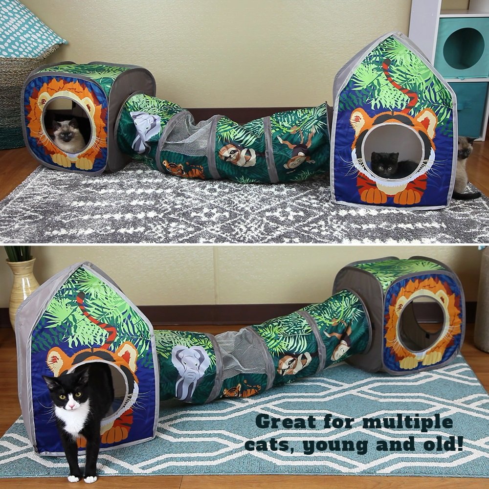 Kitty City Safari Jungle – ensemble pliable, rangement simple après jeu.