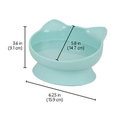 Socle moderne Kitty City, base anti-glisse pour repas stables.