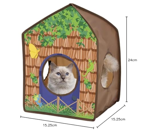Kitty City cabane pliante et ludique pour jeux interactifs.