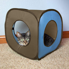 Kitty City tunnel chat pliable, tunnel intérieur compact et facile.