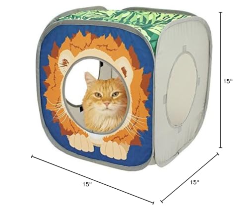 Kitty City Safari Jungle, espace intérieur polyvalent pour chats.