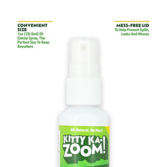 KITTY KA-ZOOM Spray sur jouet d'herbe à chat pour encourager le jeu actif.