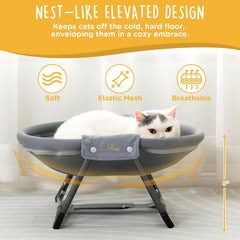 Hamac KITTY KINGDOM avec maille respirable pour ventilation optimale.