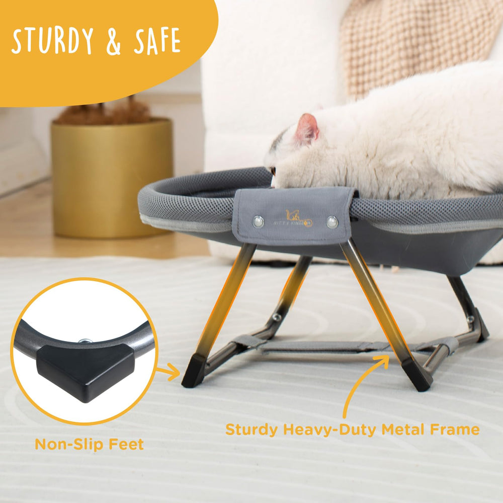 Modèle pliable KITTY KINGDOM, sans montage, pratique et rapide.