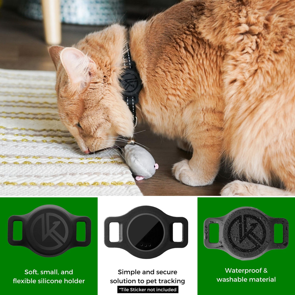 Kitty Kompass étui Tile Sticker chat étui résistant à l'eau et durable