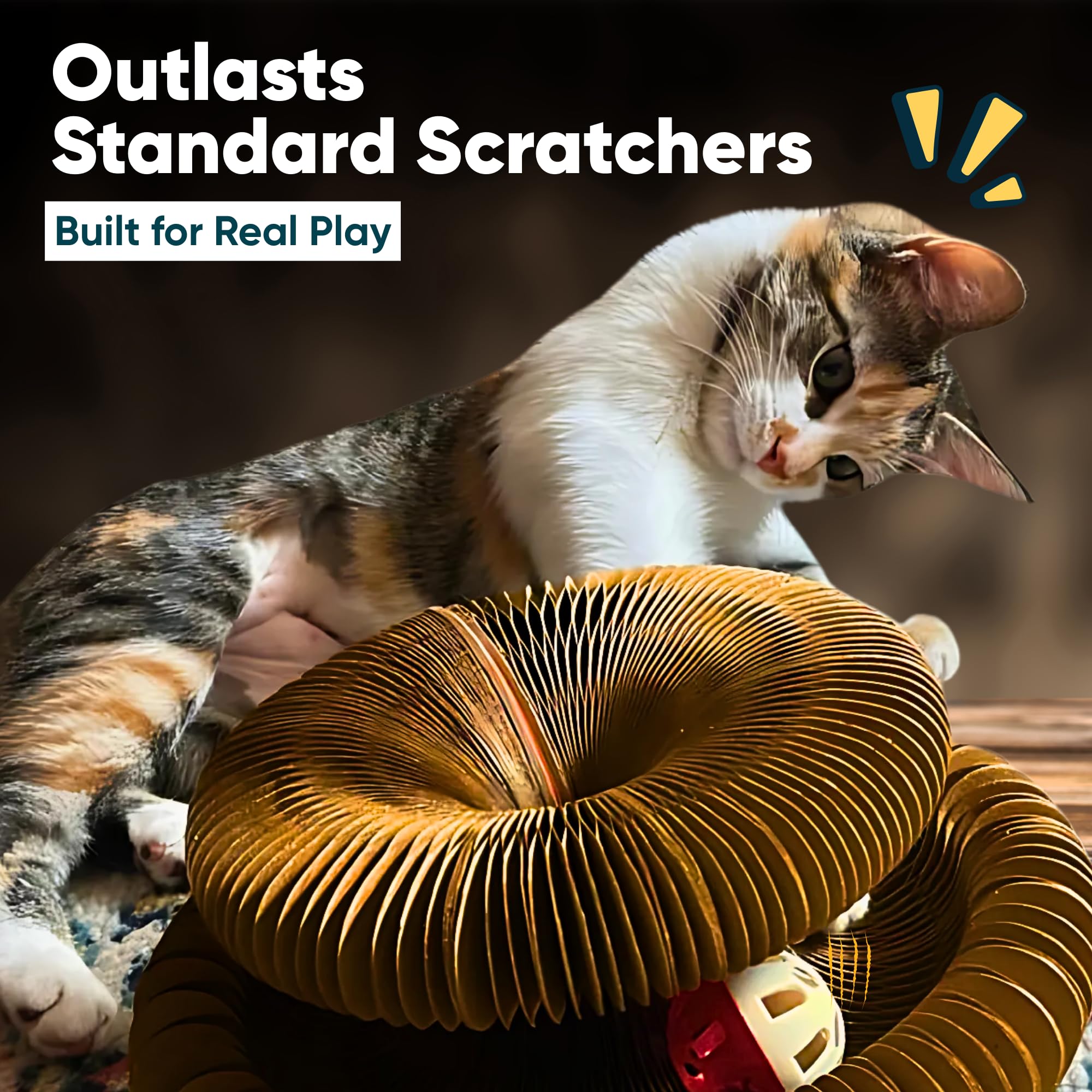 Kitty Kurlz – chasse-griffage quotidien, activité stimulante et ludique.