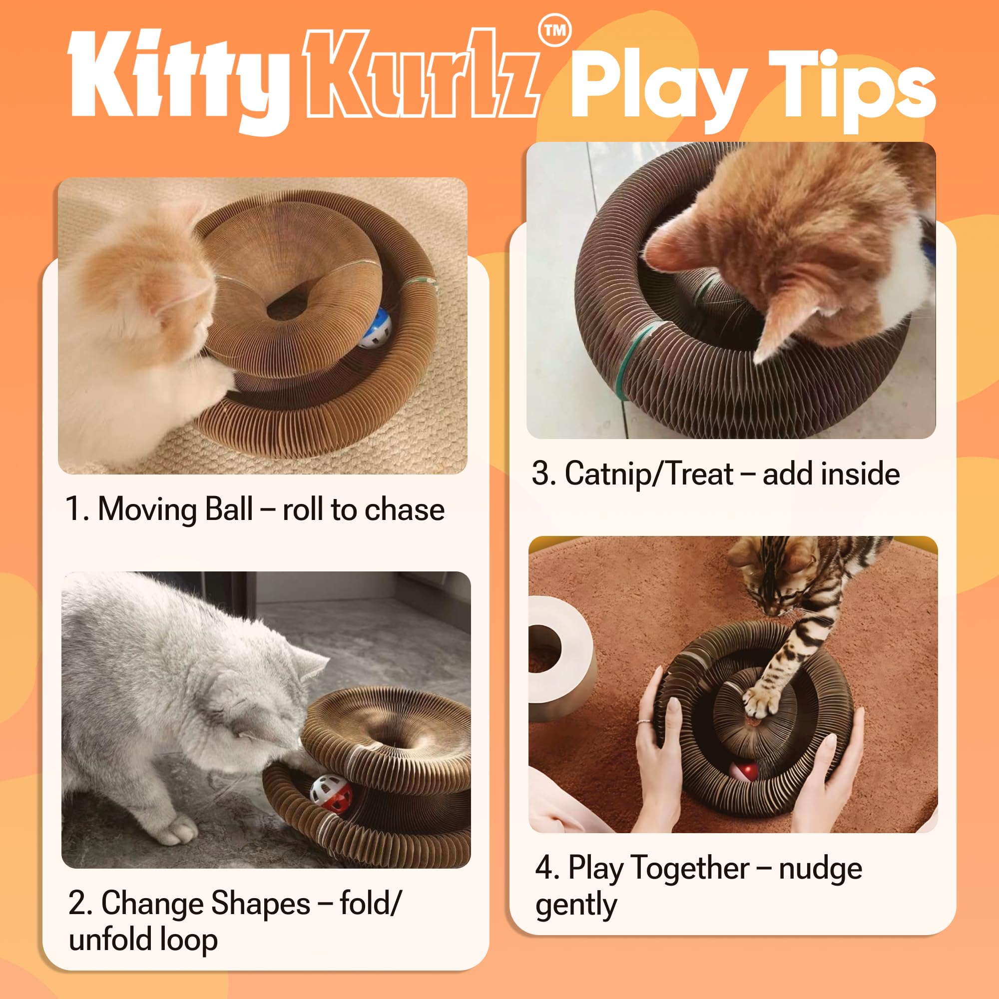 Kitty Kurlz – design magnétique interactif, configurations variées.