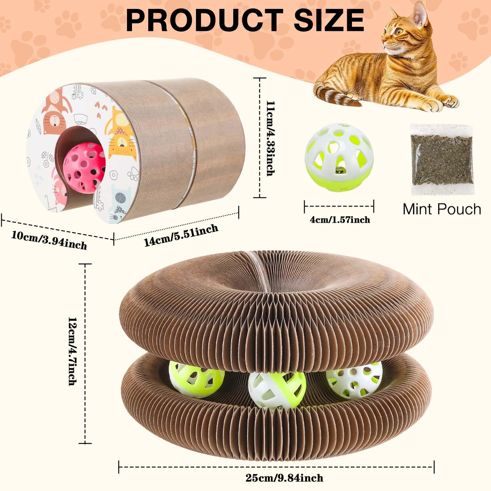 Kitty Kurlz: carton recyclé robuste pour des grattages résistants.