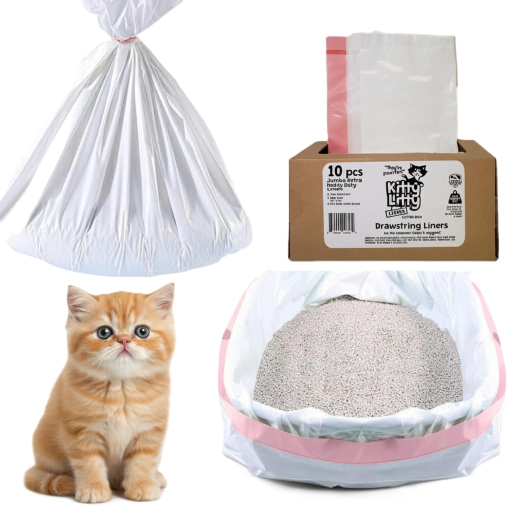 Kitty Litty sacs-litiere extra-durables pour durabilité accrue.