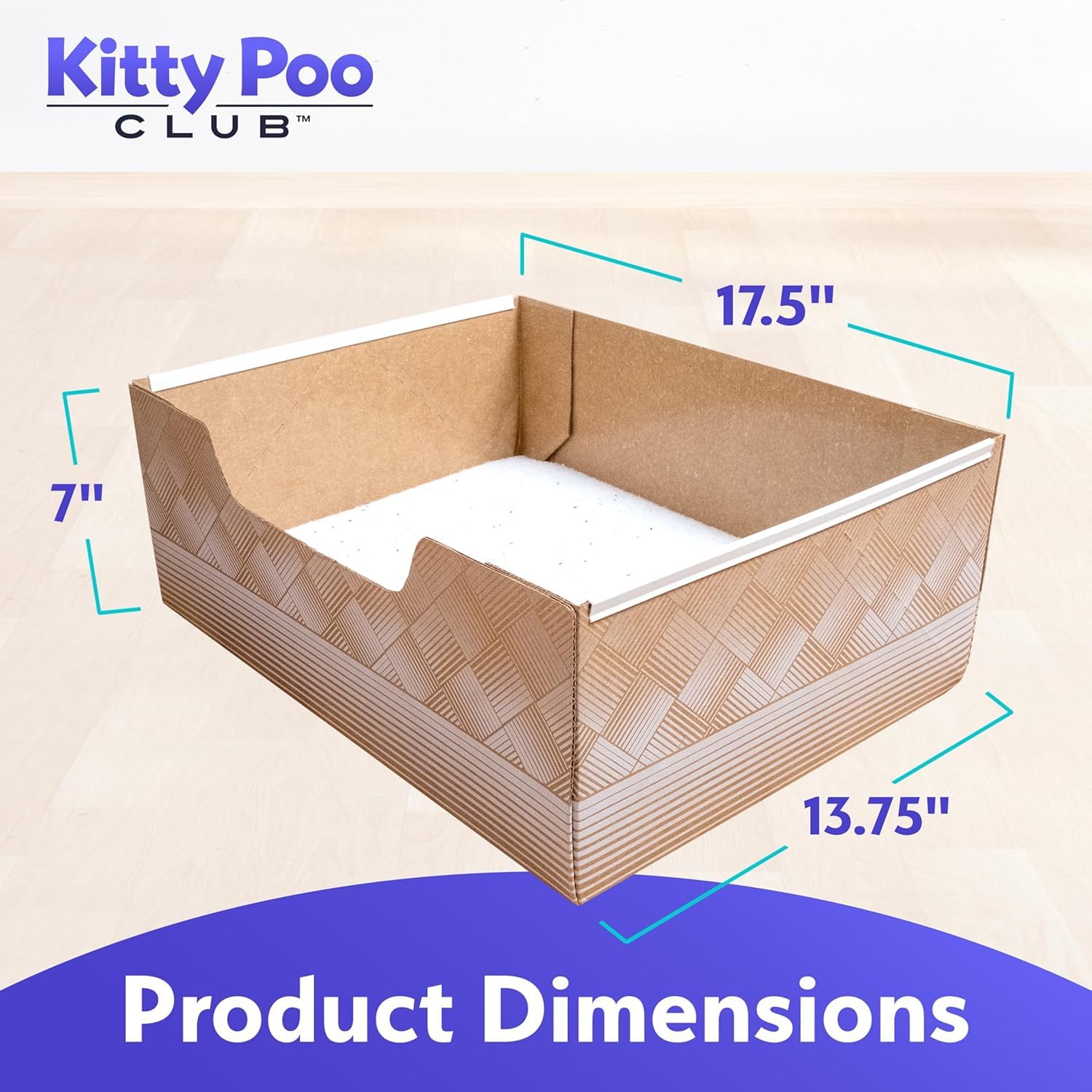 Kitty Poo Club design elegante-litiere: look moderne dans votre salon