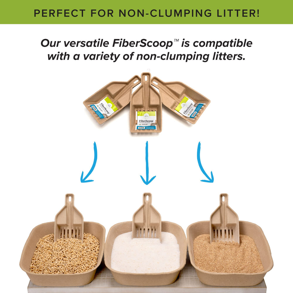 Kitty Sift FiberScoop sans plastique, solution respectueuse de l’environnement.