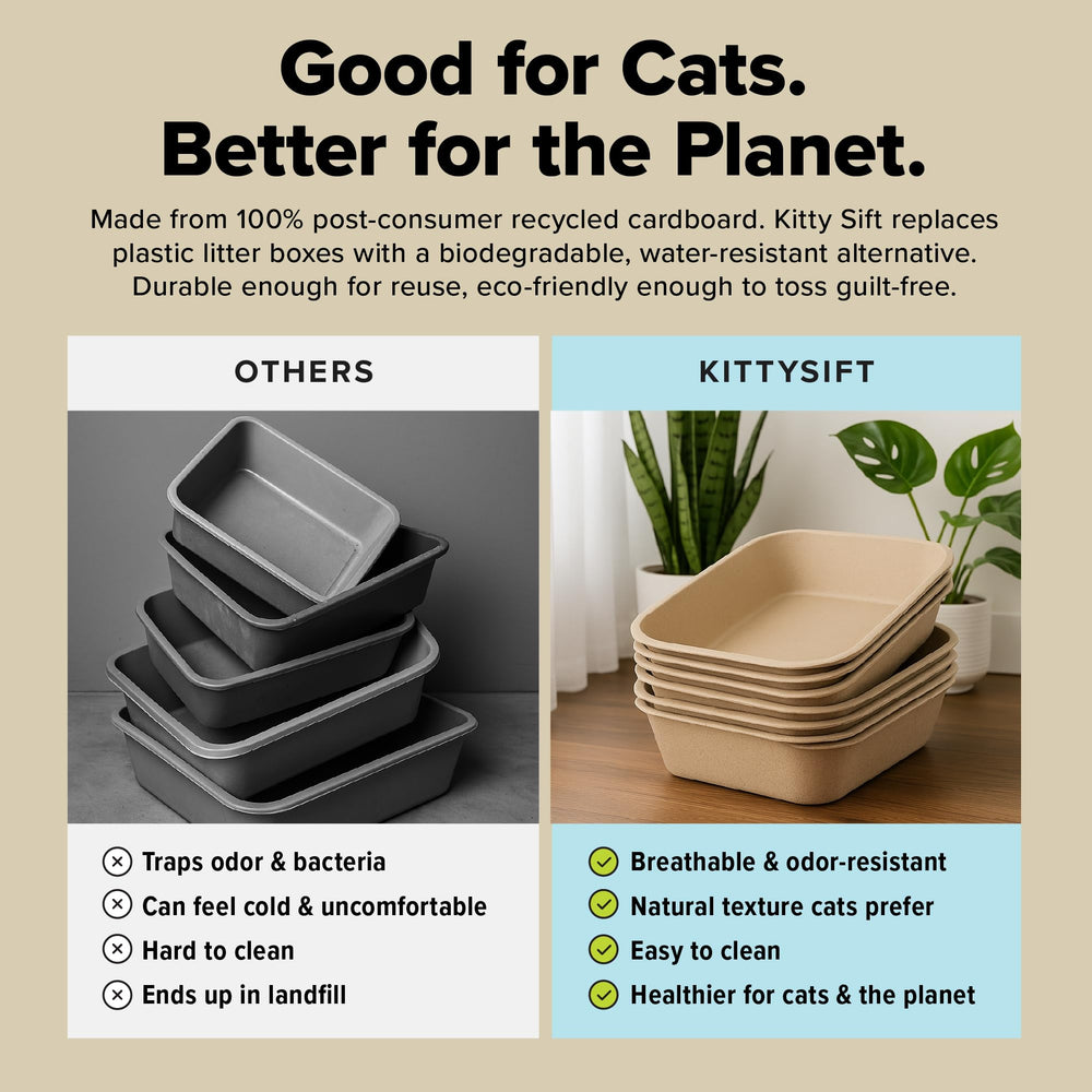 Kitty Sift portable et léger, parfait pour les voyages et déplacements.