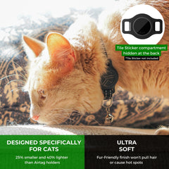 Kitty Kompass etui Tile bleu facilite le maintien du Tile Sticker.