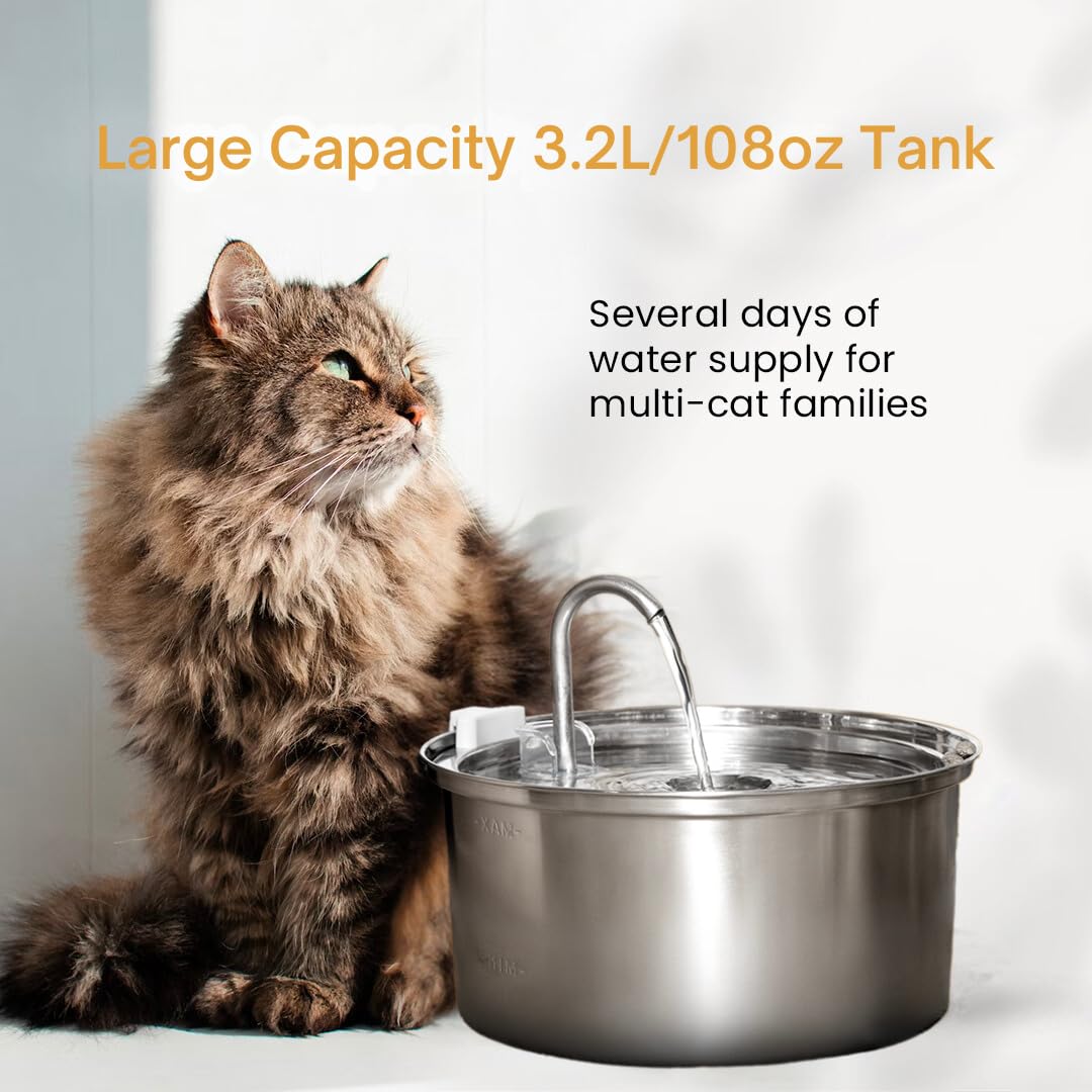 KittySpout pompe silencieuse en fonctionnement discret.