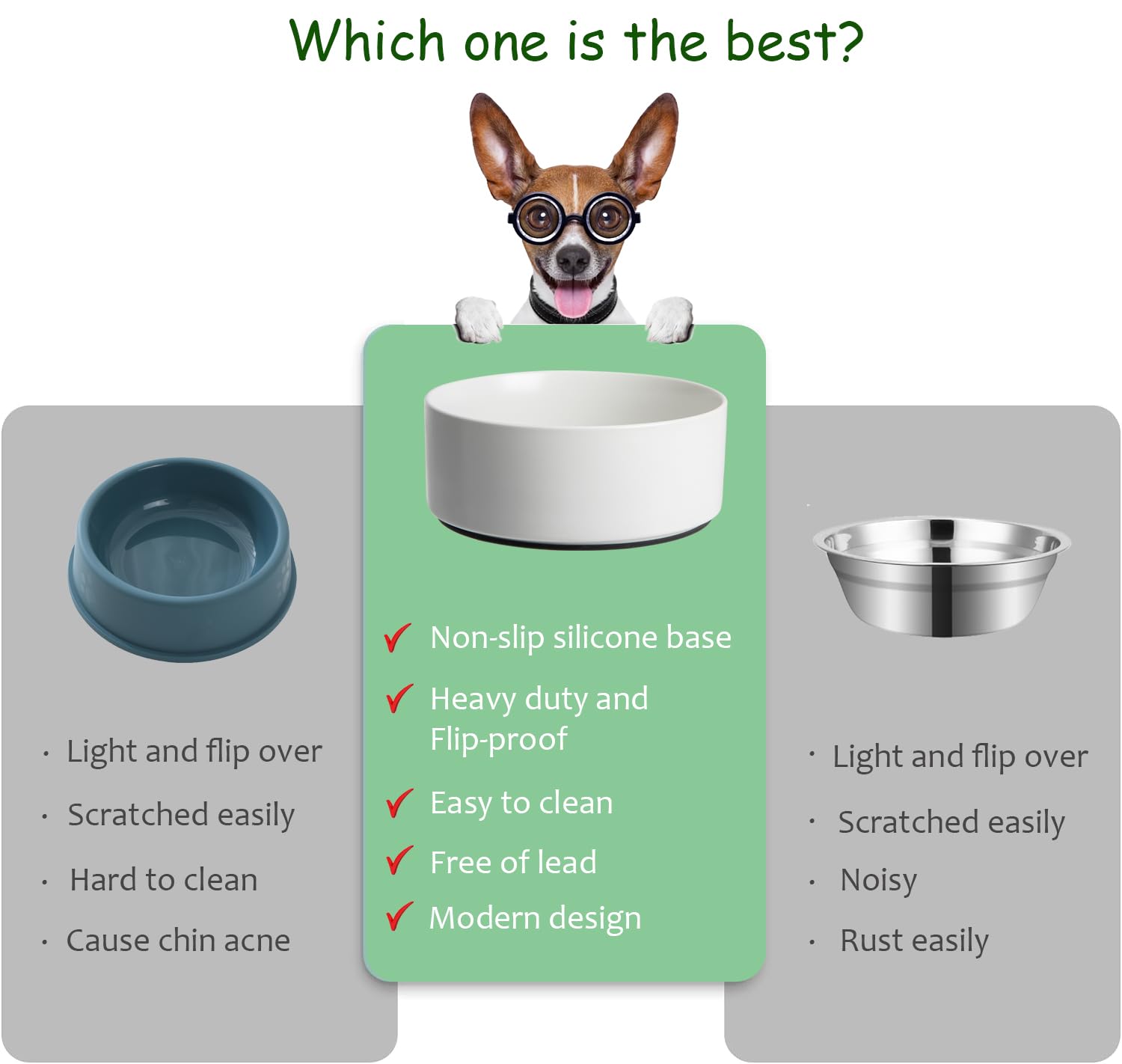 Nettoyage facile et durabilité pour chiens de taille moyenne à grande.