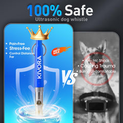 KIVORA réglage ultrasonique, adapte le ton selon le chien.