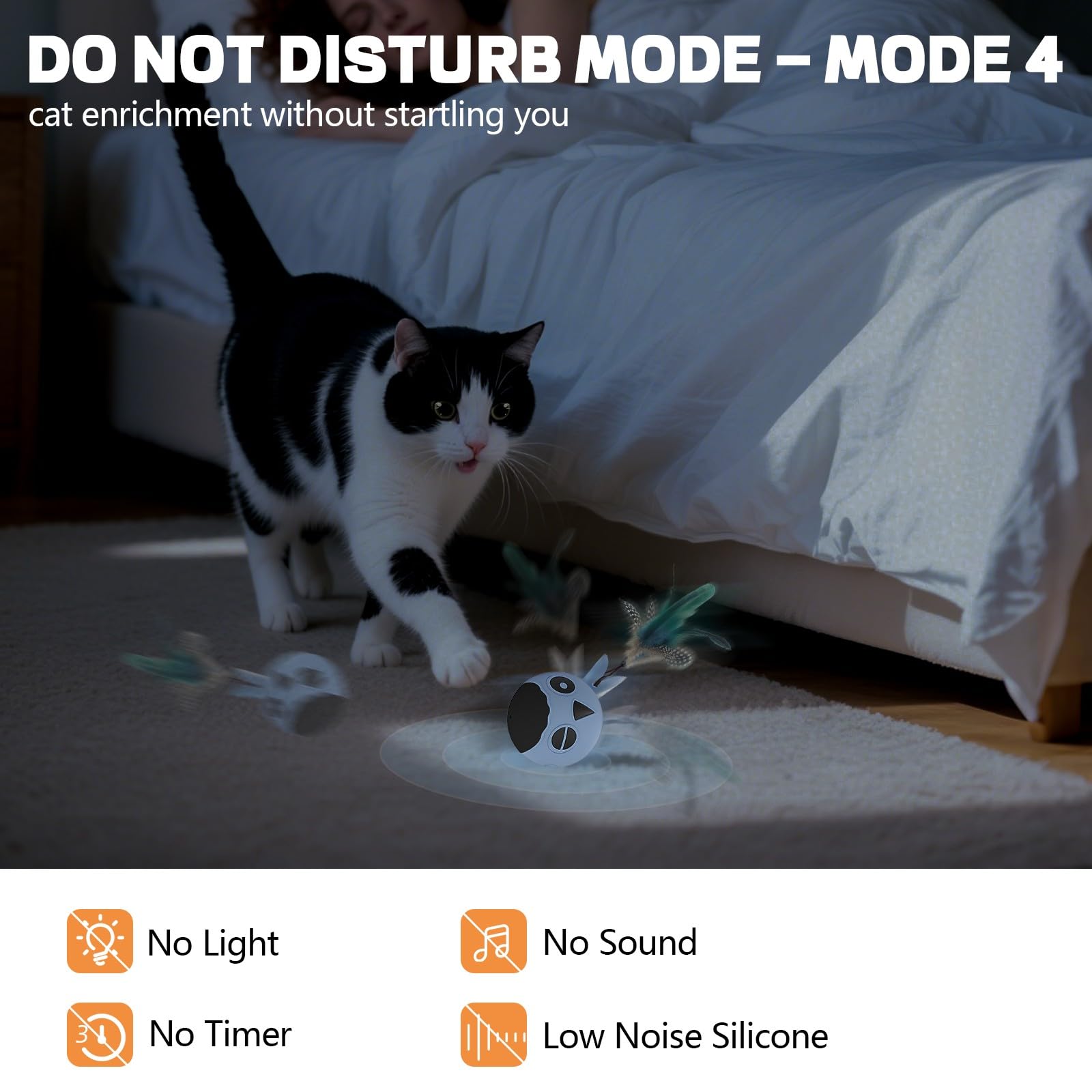 KiwiLove mode interactif bleue, sessions stimulantes selon le rythme de votre chat.
