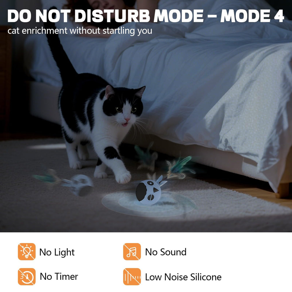 KiwiLove mode interactif bleue, sessions stimulantes selon le rythme de votre chat.