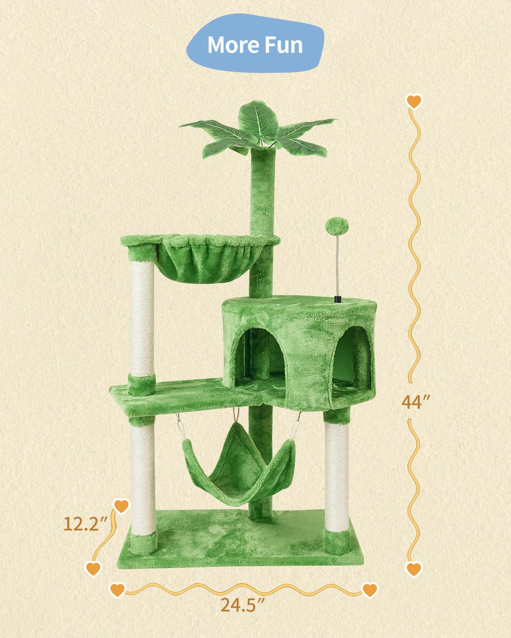 KIYUMI Arbre à chat intérieur élégant pour votre salon.