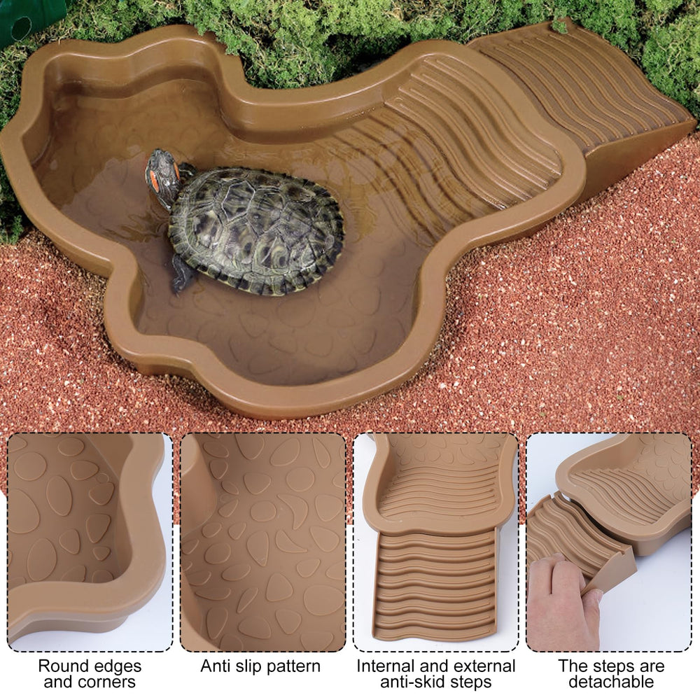 KKONHII bol-eau-reptile: hydratation pratique et nettoyage facile.